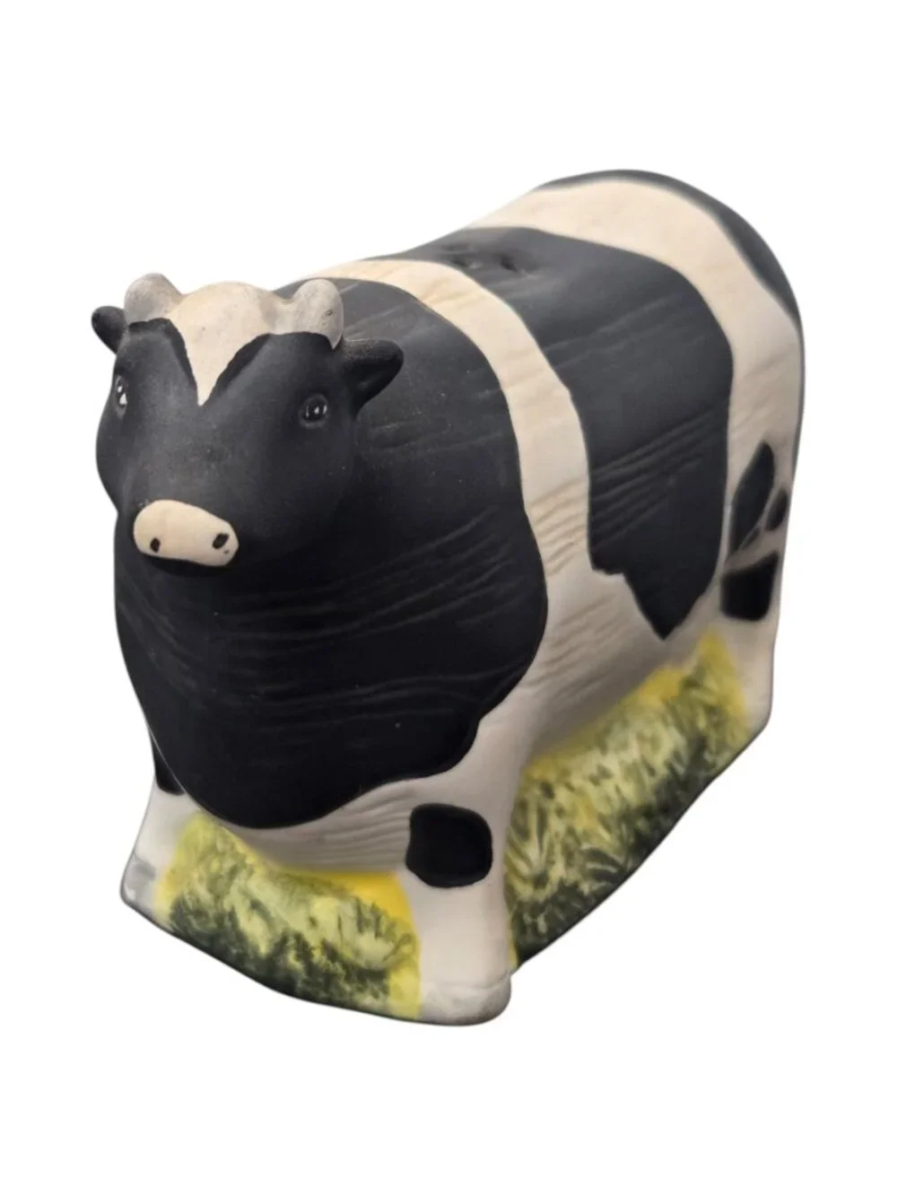 Sakura Cow Pig Salt Pepper Shaker Set Hand Painted Farm Country Core Vintage